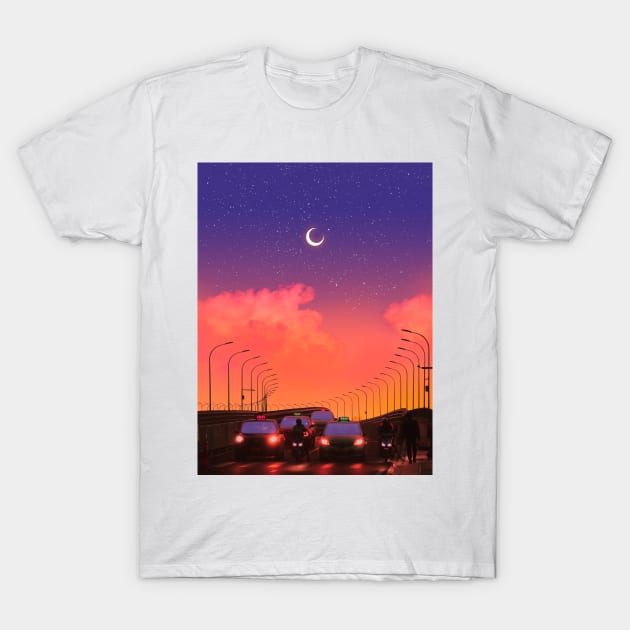 Synth City 2 T-Shirt by funglazie